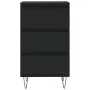 Aparador madera de ingeniería negro 40x35x70 cm de vidaXL, Aparadores - Ref: Foro24-831093, Precio: 73,74 €, Descuento: %