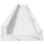 Estante de pared con estante 4 pcs Mármol 115 x 9 x 3 cm en Estanterías | Comprar online en Foru.es