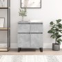 Aparador de madera contrachapada gris hormigón 60x35x70 cm de vidaXL, Aparadores - Ref: Foro24-831128, Precio: 83,32 €, Descu...