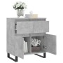 Aparador de madera contrachapada gris hormigón 60x35x70 cm de vidaXL, Aparadores - Ref: Foro24-831128, Precio: 83,32 €, Descu...