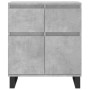 Aparador de madera contrachapada gris hormigón 60x35x70 cm de vidaXL, Aparadores - Ref: Foro24-831128, Precio: 83,32 €, Descu...