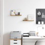Estante de pared 2 pcs Beige 40 x 9 x 3 cm Madera de ingeniería en Estanterías | Comprar online en Foru.es