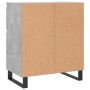 Aparador de madera contrachapada gris hormigón 60x35x70 cm de vidaXL, Aparadores - Ref: Foro24-831128, Precio: 83,32 €, Descu...