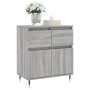 Aparador de madera contrachapada gris Sonoma 60x35x70 cm de vidaXL, Aparadores - Ref: Foro24-831114, Precio: 67,87 €, Descuen...