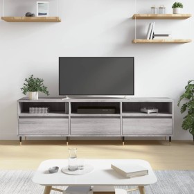 Mueble para TV madera contrachapada gris Sonoma 150x30x44,5 cm de vidaXL, Muebles TV - Ref: Foro24-831266, Precio: 100,32 €, ...