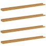 Estante de pared con estante 4 pcs Beige 100 x 9 x 3 cm en Estanterías | Comprar online en Foru.es