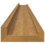 Estante de pared con estante 4 pcs Beige 115 x 9 x 3 cm en Estanterías | Comprar online en Foru.es