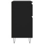 Aparador de madera contrachapada negro 60x35x70 cm de vidaXL, Aparadores - Ref: Foro24-831117, Precio: 85,83 €, Descuento: %