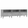 Mueble de TV madera contrachapada gris hormigón 150x30x44,5 cm de vidaXL, Muebles TV - Ref: Foro24-831296, Precio: 90,68 €, D...