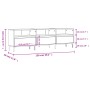 Mueble de TV madera contrachapada gris hormigón 150x30x44,5 cm de vidaXL, Muebles TV - Ref: Foro24-831296, Precio: 90,68 €, D...