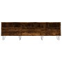 Mueble de TV madera contrachapada roble ahumado 150x30x44,5 cm de vidaXL, Muebles TV - Ref: Foro24-831281, Precio: 92,03 €, D...