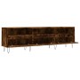 Mueble de TV madera contrachapada roble ahumado 150x30x44,5 cm de vidaXL, Muebles TV - Ref: Foro24-831281, Precio: 92,03 €, D...