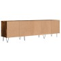 Mueble de TV madera contrachapada roble ahumado 150x30x44,5 cm de vidaXL, Muebles TV - Ref: Foro24-831281, Precio: 92,03 €, D...