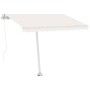 Toldo de pie automático crema 350x250 cm en Toldos | Comprar online en Foru.es