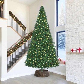 Collar para árbol de Navidad Negro 90 x 90 x 28 cm en Decoración Festiva y Estacional | Comprar online en Foru.es