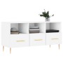Mueble de TV madera de ingeniería blanco 102x36x50 cm de vidaXL, Muebles TV - Ref: Foro24-829020, Precio: 66,43 €, Descuento: %