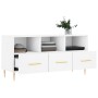 Mueble de TV madera de ingeniería blanco 102x36x50 cm de vidaXL, Muebles TV - Ref: Foro24-829020, Precio: 66,43 €, Descuento: %