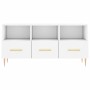 Mueble de TV madera de ingeniería blanco 102x36x50 cm de vidaXL, Muebles TV - Ref: Foro24-829020, Precio: 66,43 €, Descuento: %