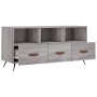 Mueble de TV madera de ingeniería gris Sonoma 102x36x50 cm de vidaXL, Muebles TV - Ref: Foro24-829010, Precio: 59,57 €, Descu...