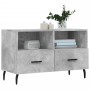 Mueble para TV madera contrachapada gris hormigón 80x36x50 cm de vidaXL, Muebles TV - Ref: Foro24-828992, Precio: 49,63 €, De...