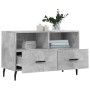 Mueble para TV madera contrachapada gris hormigón 80x36x50 cm de vidaXL, Muebles TV - Ref: Foro24-828992, Precio: 49,63 €, De...