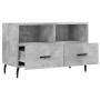 Mueble para TV madera contrachapada gris hormigón 80x36x50 cm de vidaXL, Muebles TV - Ref: Foro24-828992, Precio: 49,63 €, De...