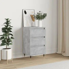Concrete gray engineered wood sideboard 40x35x70 cm by vidaXL, Sideboards - Ref: Foro24-831088, Price: 58,12 €, Discount: %