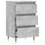 Aparador madera de ingeniería gris hormigón 40x35x70 cm de vidaXL, Aparadores - Ref: Foro24-831088, Precio: 59,01 €, Descuent...