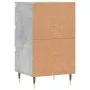 Aparador madera de ingeniería gris hormigón 40x35x70 cm de vidaXL, Aparadores - Ref: Foro24-831088, Precio: 58,12 €, Descuent...