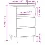 Aparador madera de ingeniería gris hormigón 40x35x70 cm de vidaXL, Aparadores - Ref: Foro24-831088, Precio: 58,12 €, Descuent...
