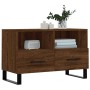 Mueble para TV madera contrachapada roble marrón 80x36x50 cm de vidaXL, Muebles TV - Ref: Foro24-829003, Precio: 70,99 €, Des...