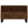 Mueble para TV madera contrachapada roble marrón 80x36x50 cm de vidaXL, Muebles TV - Ref: Foro24-829003, Precio: 70,99 €, Des...
