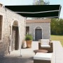 Toldo de pie automático gris antracita 350x250 cm en Toldos | Comprar online en Foru.es