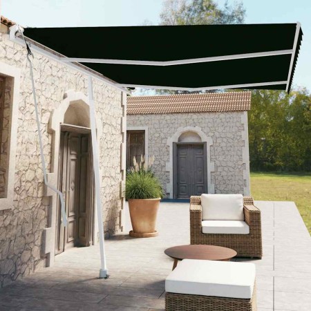 Toldo de pie automático gris antracita 350x250 cm en Toldos | Comprar online en Foru.es