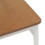 Silla de comedor 2 pcs y Natural Madera de Caucho Sólido en Sillas de comedor | Comprar online en Foru.es