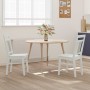 Silla de comedor 2 pcs Madera de Caucho Sólido en Sillas de comedor | Comprar online en Foru.es