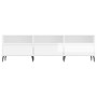 Mueble de TV madera contrachapada blanco brillo 150x30x44,5 cm de vidaXL, Muebles TV - Ref: Foro24-831294, Precio: 104,10 €, ...