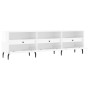 Mueble de TV madera contrachapada blanco brillo 150x30x44,5 cm de vidaXL, Muebles TV - Ref: Foro24-831294, Precio: 104,10 €, ...