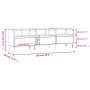 Mueble de TV madera contrachapada blanco brillo 150x30x44,5 cm de vidaXL, Muebles TV - Ref: Foro24-831294, Precio: 104,10 €, ...