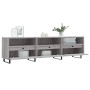 Mueble para TV madera contrachapada gris Sonoma 150x30x44,5 cm de vidaXL, Muebles TV - Ref: Foro24-831306, Precio: 84,35 €, D...