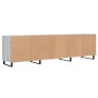 Mueble para TV madera contrachapada gris Sonoma 150x30x44,5 cm de vidaXL, Muebles TV - Ref: Foro24-831306, Precio: 84,35 €, D...