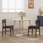 Silla de comedor 2 pcs Marrón claro y negro en Sillas de comedor | Comprar online en Foru.es