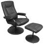 Sillón reclinable Negro 66,5 x 75 x 99 cm Cuero sintético en Sillones | Comprar online en Foru.es