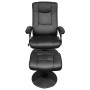 Sillón reclinable Negro 66,5 x 75 x 99 cm Cuero sintético en Sillones | Comprar online en Foru.es