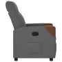 Sillón reclinable Gris oscuro 69 x 86 x 100 cm tela en Sillones | Comprar online en Foru.es