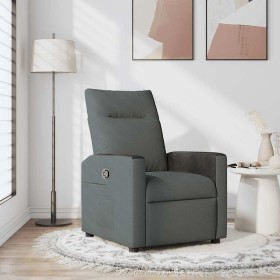Sillón reclinable Gris oscuro 69 x 86 x 100 cm tela en Sillones | Comprar online en Foru.es