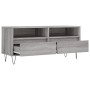 Mueble de TV madera contrachapada gris Sonoma 100x34,5x44,5 cm de vidaXL, Muebles TV - Ref: Foro24-831242, Precio: 74,63 €, D...