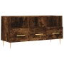 Mueble de TV madera de ingeniería roble ahumado 102x36x50 cm de vidaXL, Muebles TV - Ref: Foro24-829025, Precio: 78,54 €, Des...