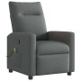 Silla de masajes reclinable Gris oscuro 69 x 86 x 100 cm tela en Sillones | Comprar online en Foru.es
