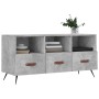 Mueble de TV madera de ingeniería gris hormigón 102x36x50 cm de vidaXL, Muebles TV - Ref: Foro24-829008, Precio: 57,84 €, Des...